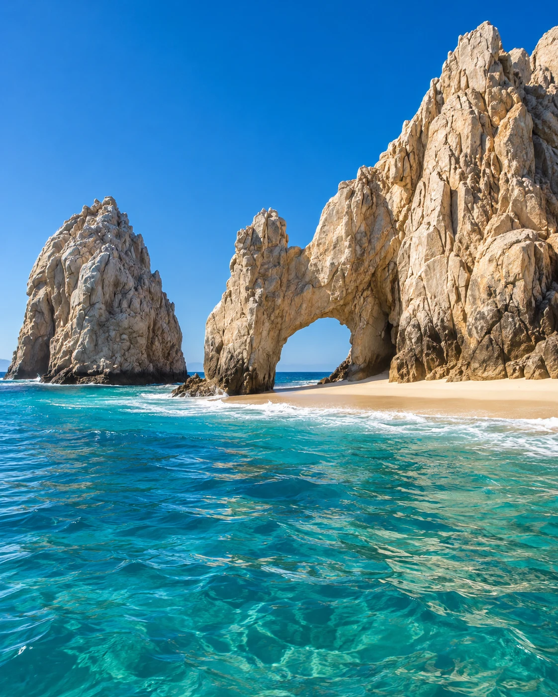 El Arco de Los Cabos sobre el mar turquesa.